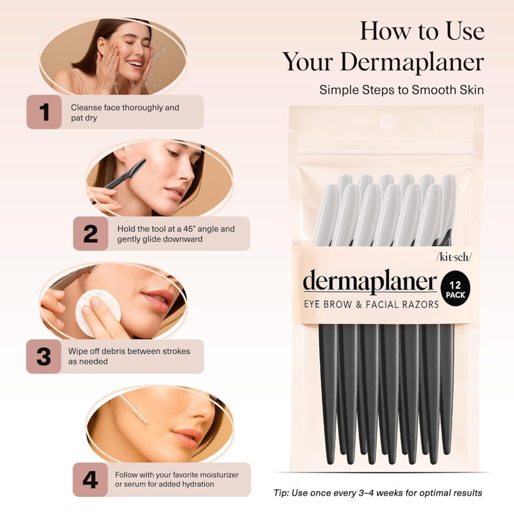 How to Use Kitsch Dermaplane Face Razor