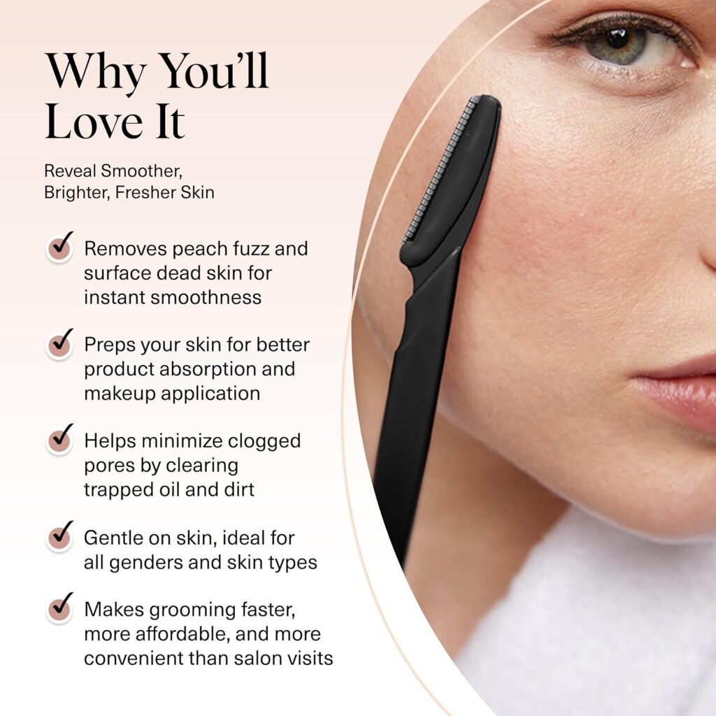 Key Features of Kitsch Dermaplane Face Razor