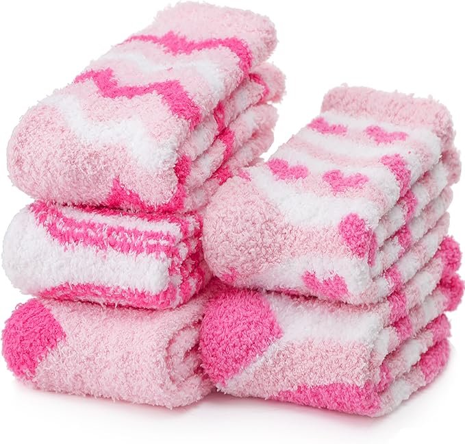 EBMORE Womens Fuzzy Socks Slipper Soft Cabin Plush Warm Fluffy Winter Sleep Cozy Adult Socks