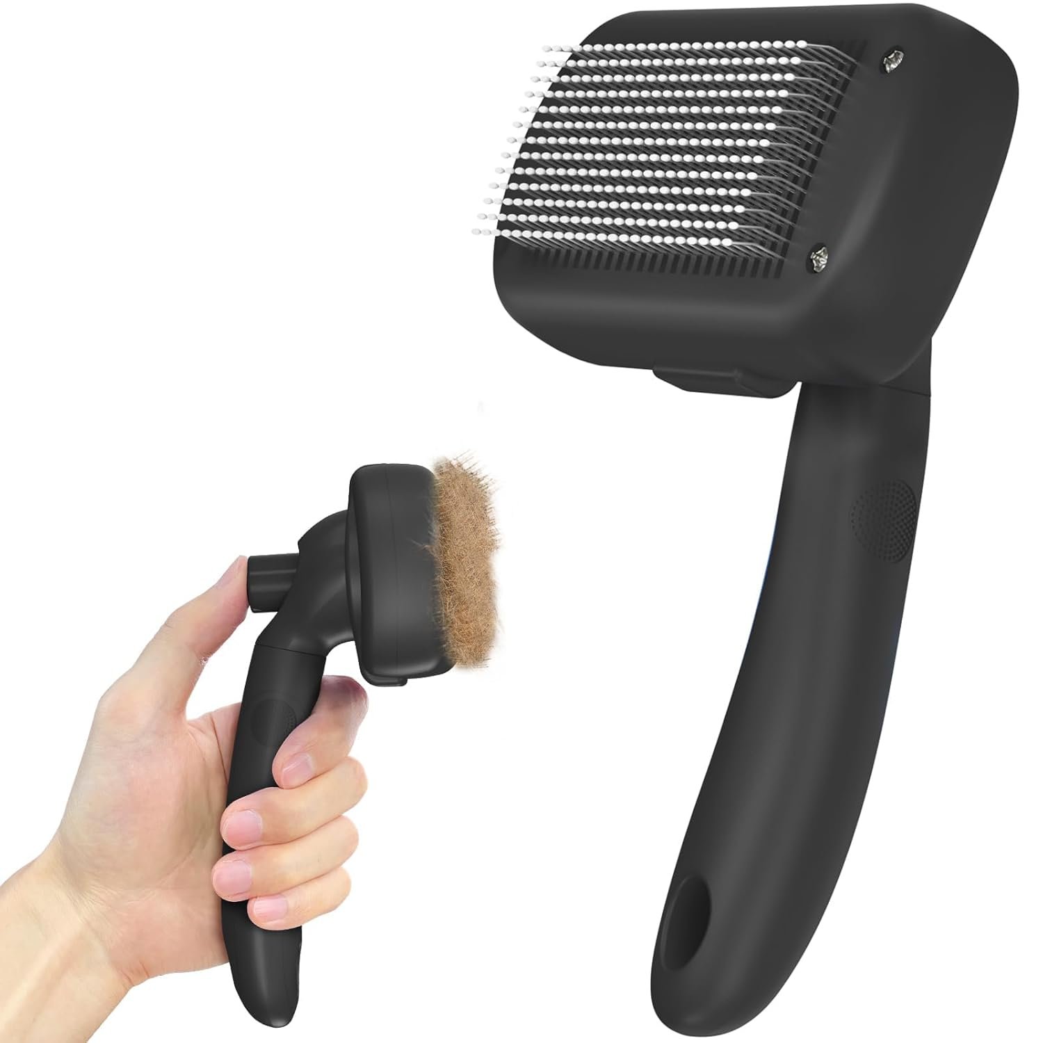 Self Cleaning Brush for Pets (Dogs, Cats, and Puppies) Grooming Kit for Dogs and Cats