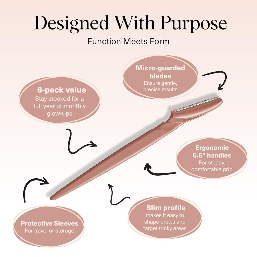 Key Features of the Kitsch Dermaplane Razor for Women