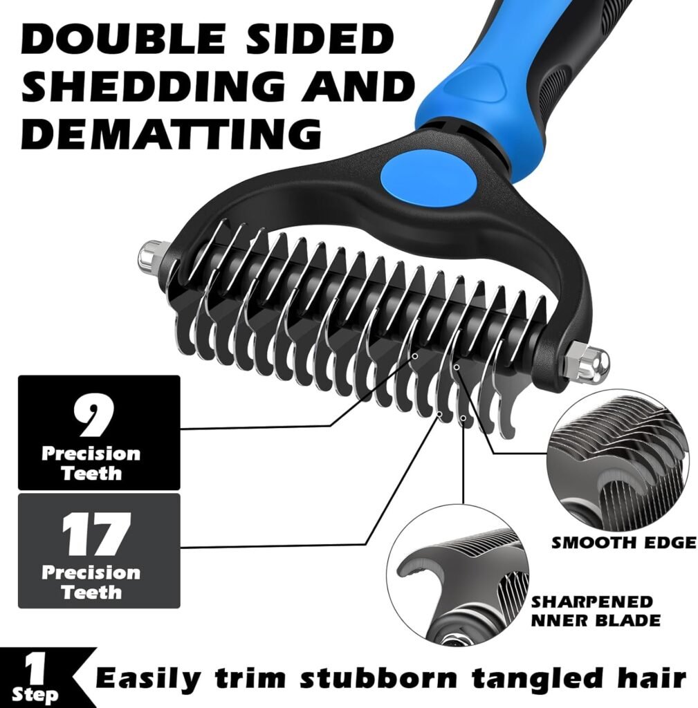 What’s Inside this 3PCS Self-Cleaning Slicker Brush for Pets