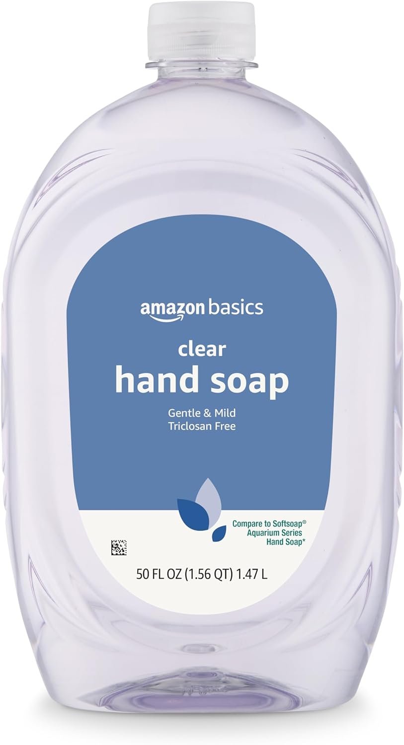 Amazon Basics Gentle & Mild Clear Liquid Hand Soap Refill Review (2026)