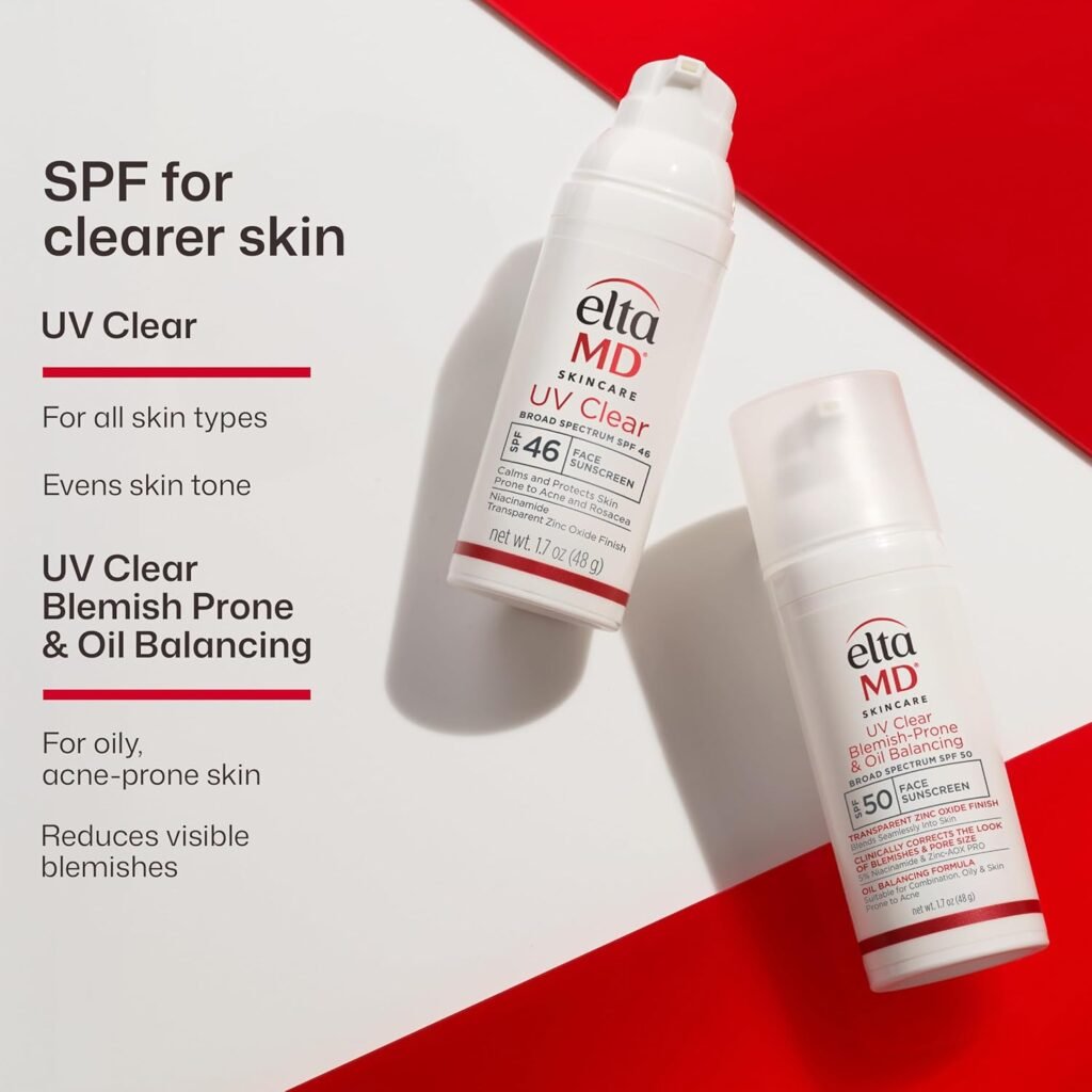 Key Benefits of EltaMD UV Clear Face Sunscreen SPF 46