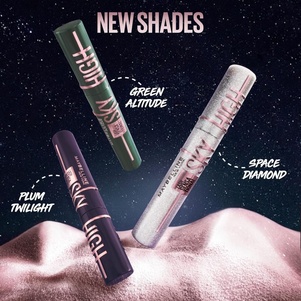 New Shades in Maybelline Lash Sensational Sky High Washable Mascara