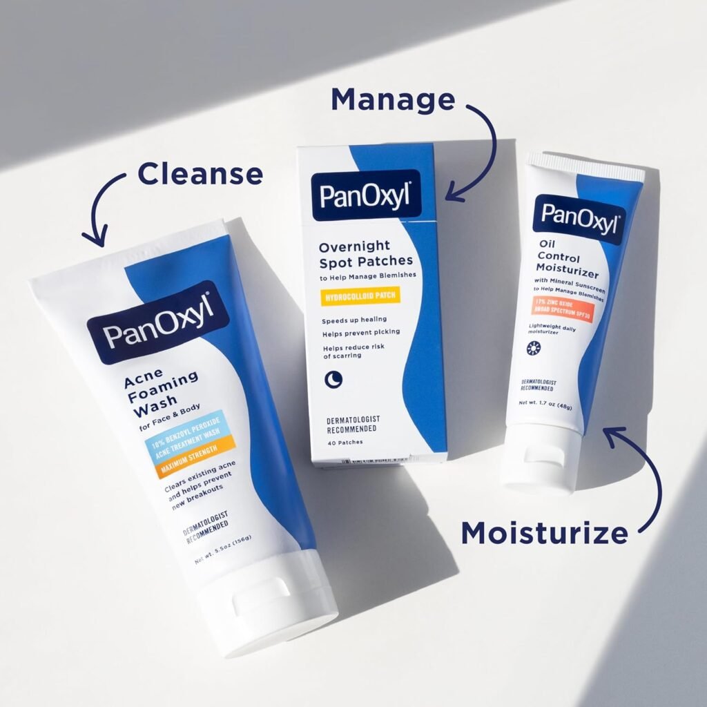 Peroxide 10% Benzoyl PanOxyl Acne Foaming Wash Products