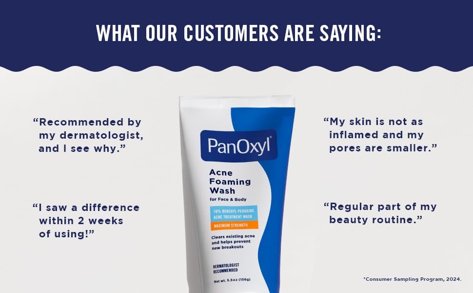 What Customers Are Saying About PanOxyl Acne Foaming Wash