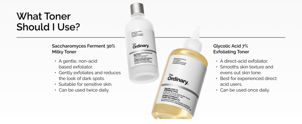 Which The Ordinary Glycolic Acid 7% Exfoliating Toner Should You Choose