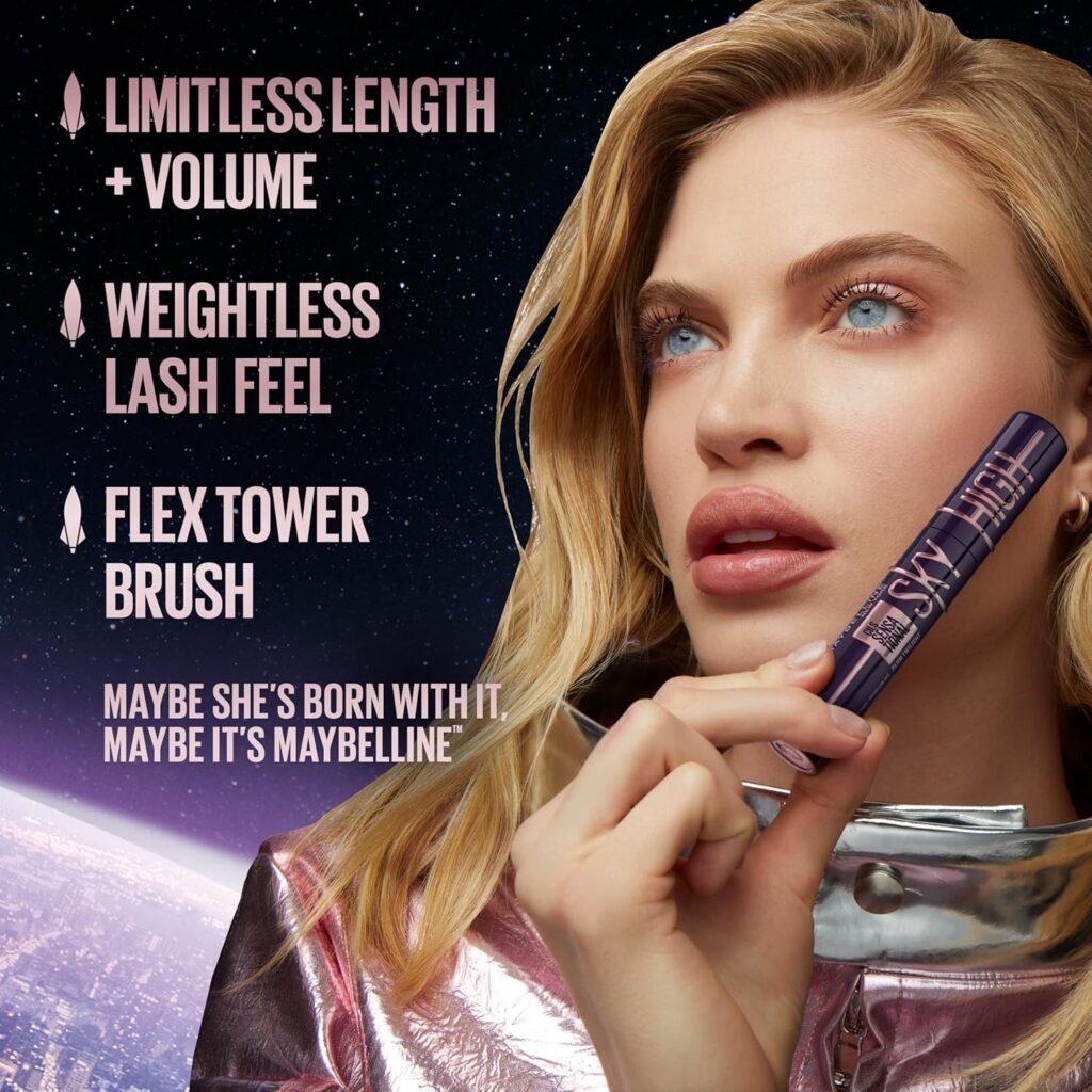 Why Beauty Lovers Like This Maybelline Lash Sensational Sky High Washable Mascara