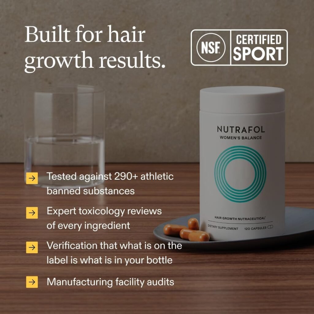 Benefits of Nutrafol Women's Balance Hair Growth Supplements