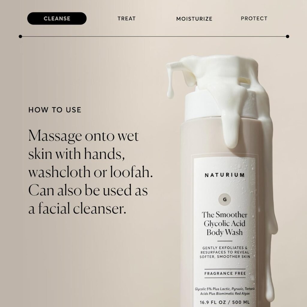 How to Use Naturium The Smoother Body Wash