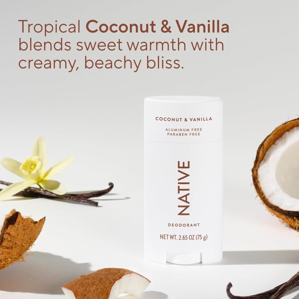 Key Features of Native Deodorant Coconut & Vanilla
