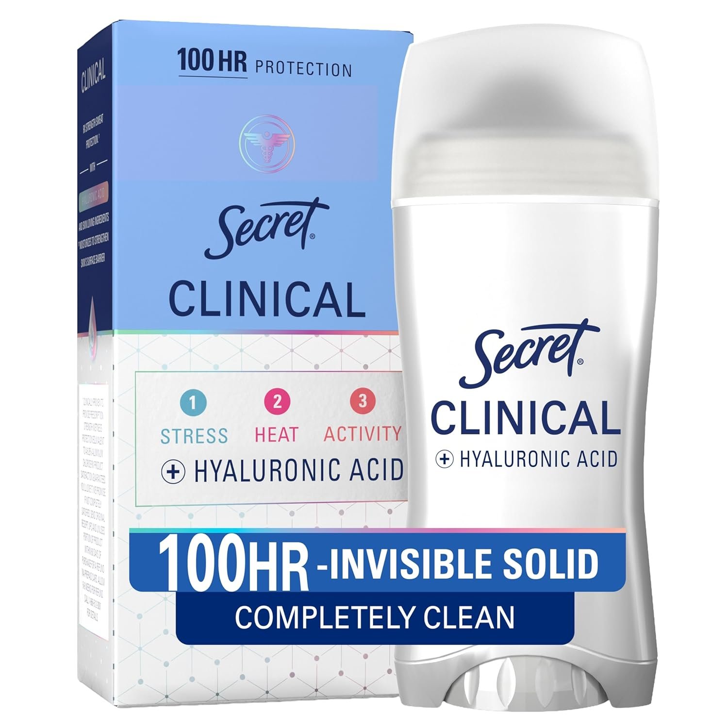 Secret Clinical Strength Invisible Solid Antiperspirant Deodorant for Women