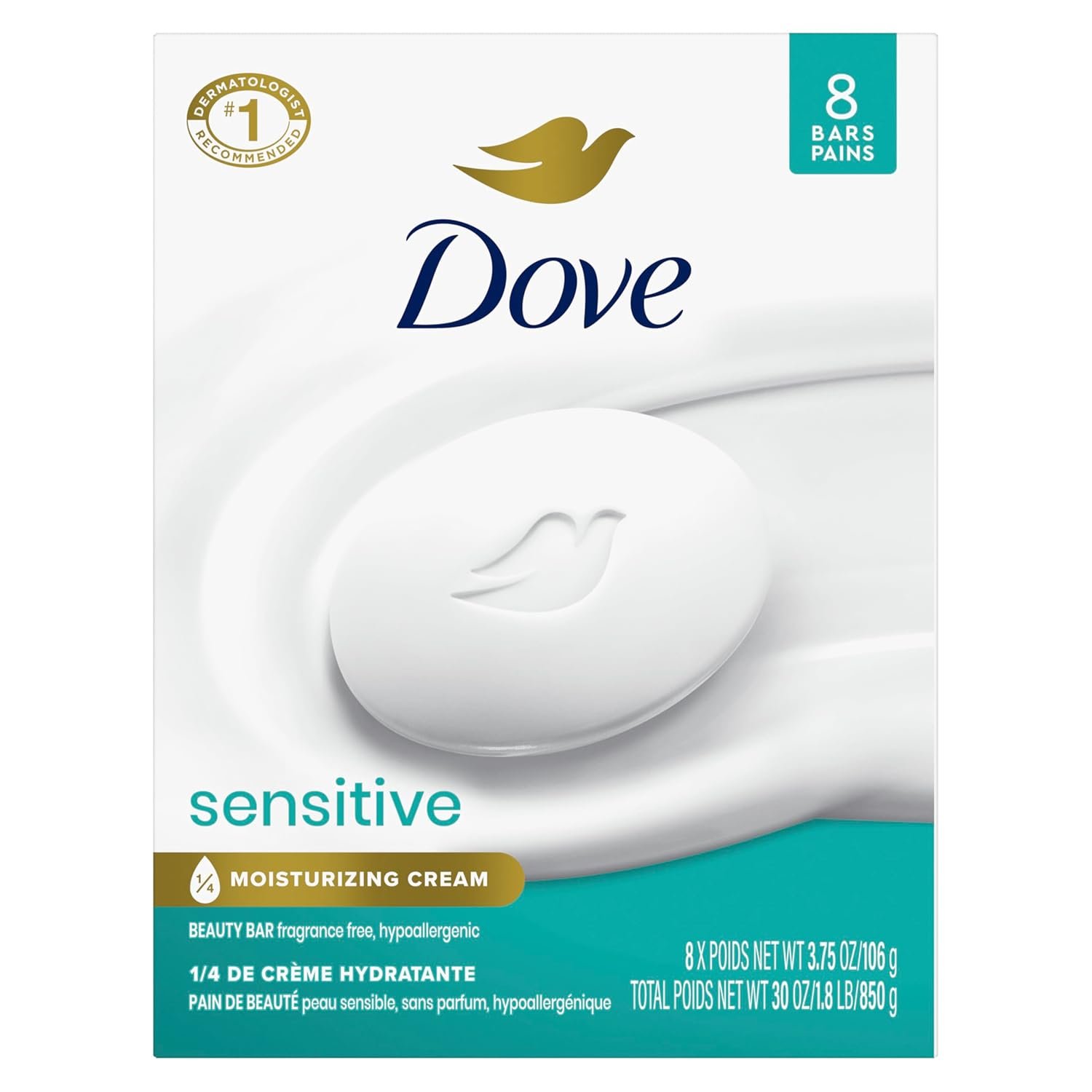 Dove Beauty Bar Soap Sensitive