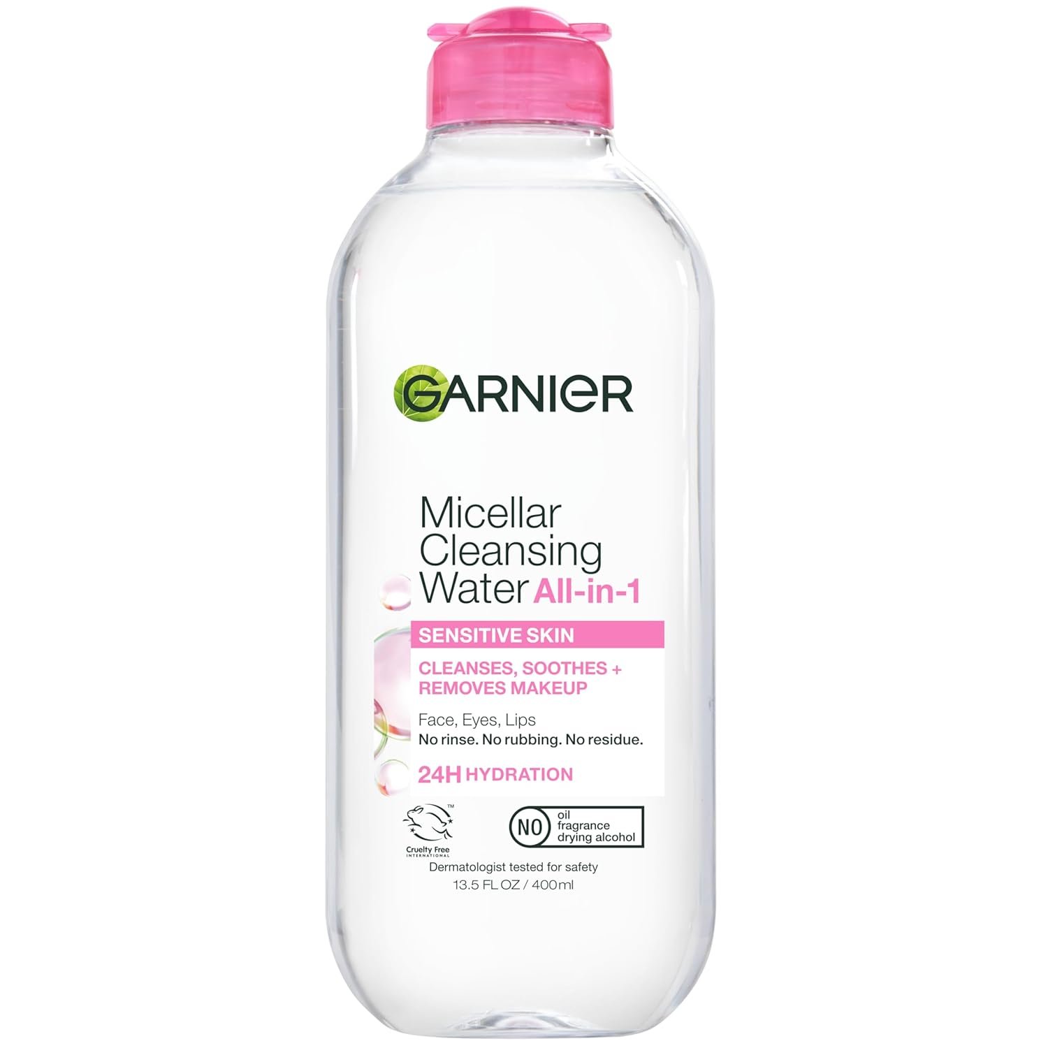 Garnier Micellar Cleansing Water Hydrating Facial Cleanser & Makeup Remover (400ml)