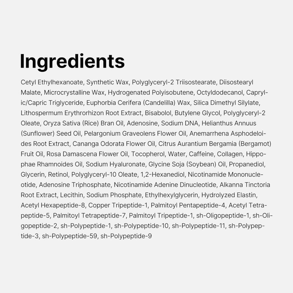 Ingredients of medicube PDRN Pink Collagen