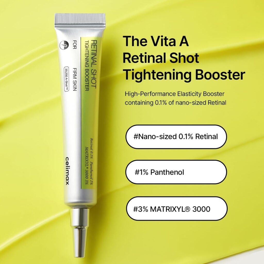 Key Ingredients of celimax The Vita A Retinal Shot Tightening Booster