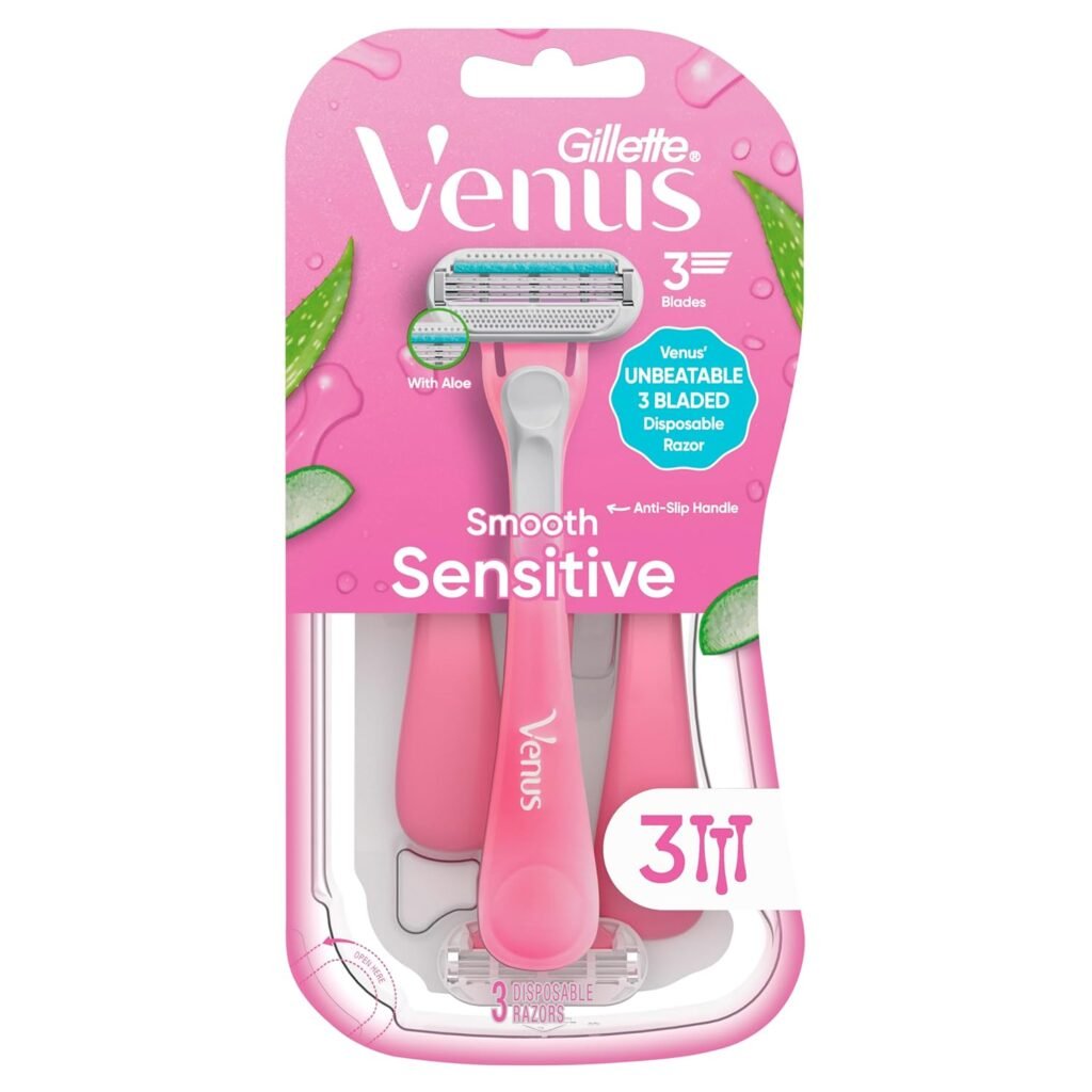 Product Specifications of Gillette Venus Sensitive Women's Disposable Razors