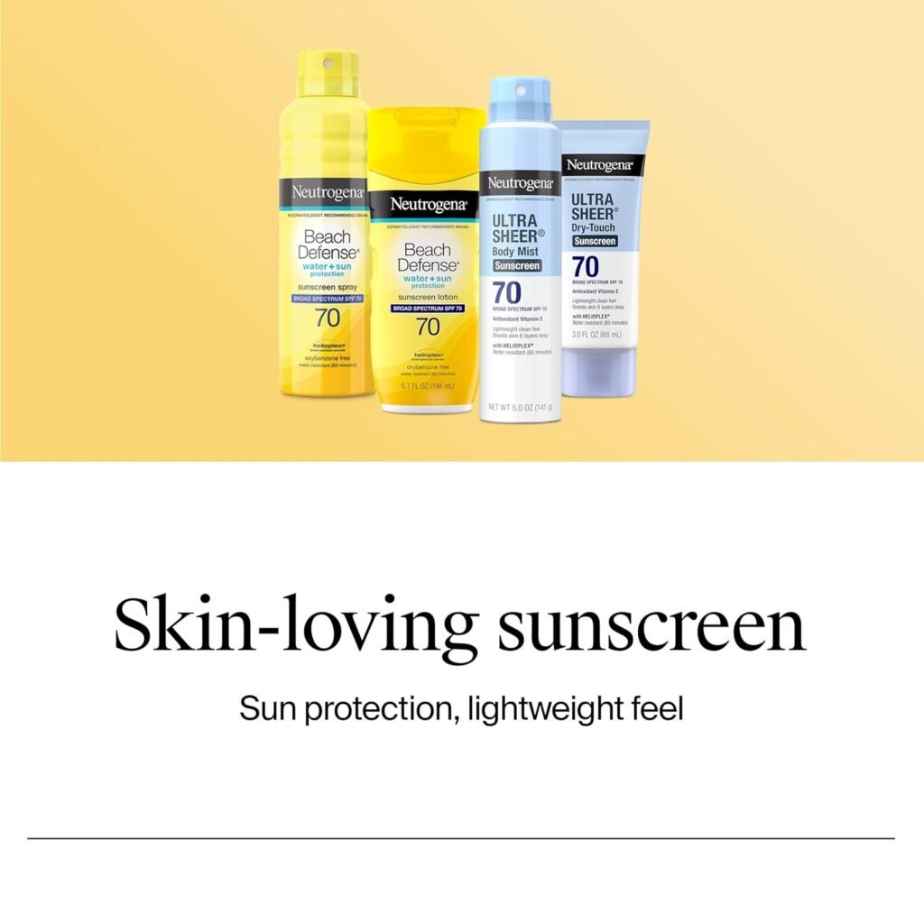 Pros of Neutrogena Beach Defense Sunscreen Spray