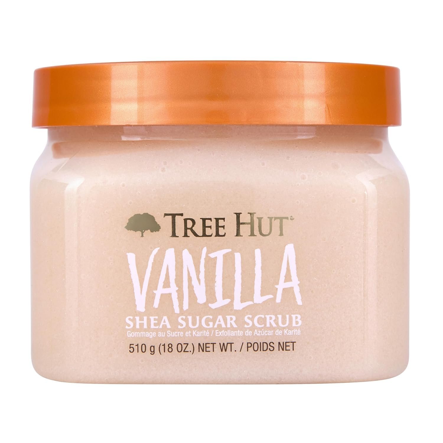 Tree Hut Vanilla Body Scrub | Hydrating Sugar Scrub for Smooth & Glowing Skin