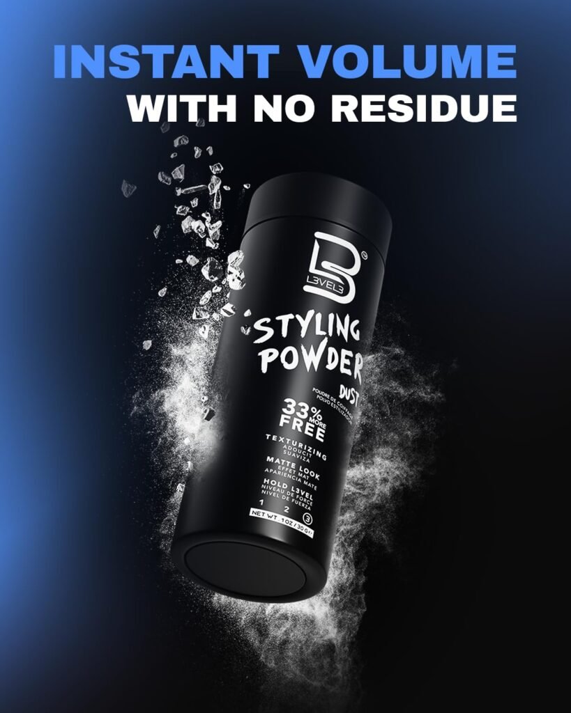 Key Benefits of L3 Level 3 Hair Texture Powder for Men