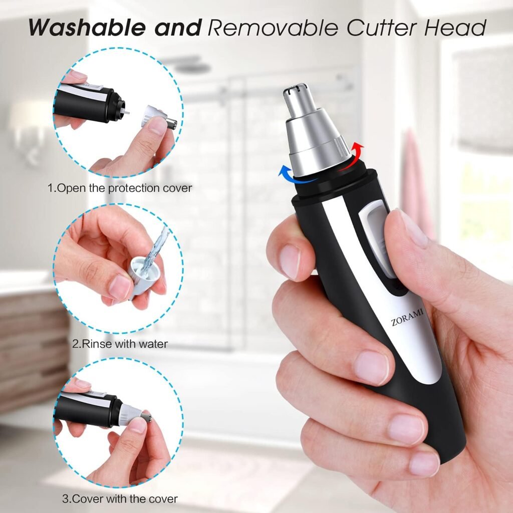 IPX7 Water Resistance and Washable Head