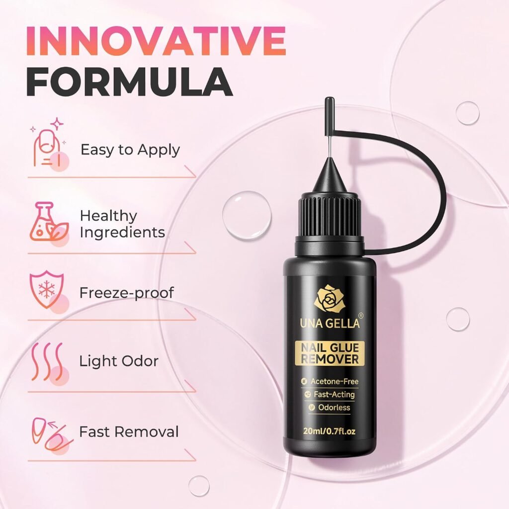 Performance & Features of UNA GELLA Nail Glue Remover
