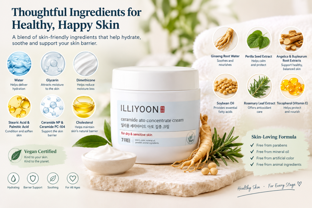 Ingredient in Illiyoon Concentrate Cream
