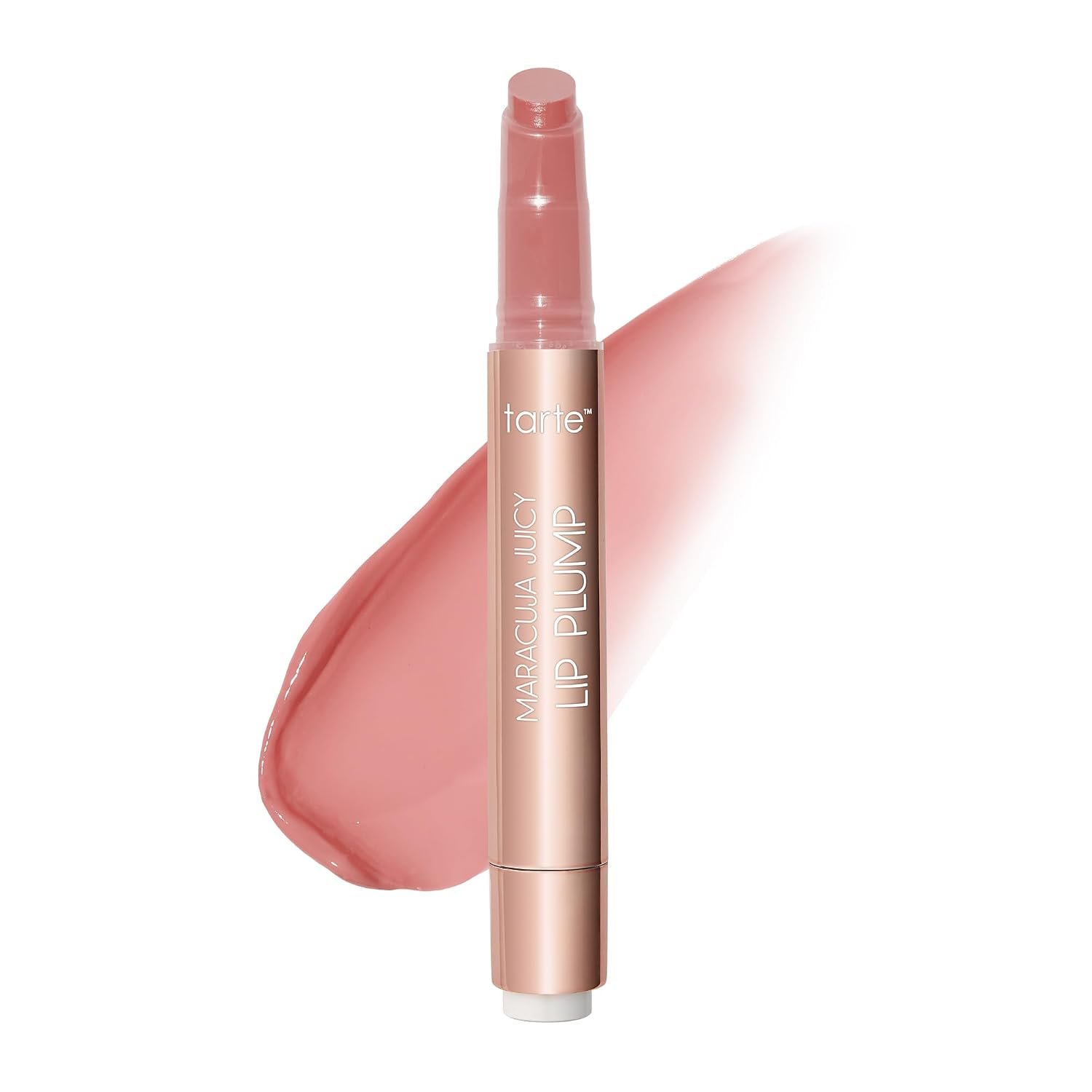 tarte Maracuja Juicy Lip Plump in Mixed Berries with glossy berry lip color